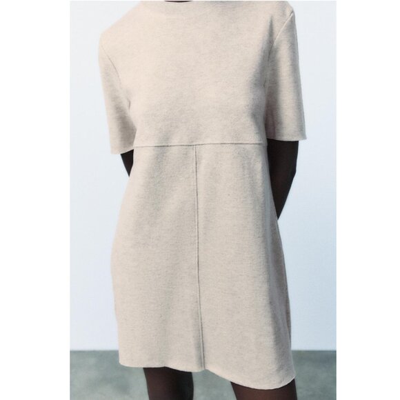 New Zara Short Soft Dress Size Small - Picture 3 of 9